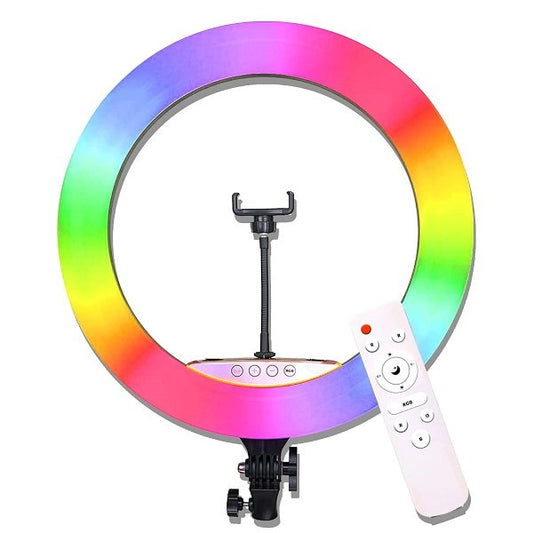 RGB RING LIGHT EXTRA LARGE MJ56 + STAND