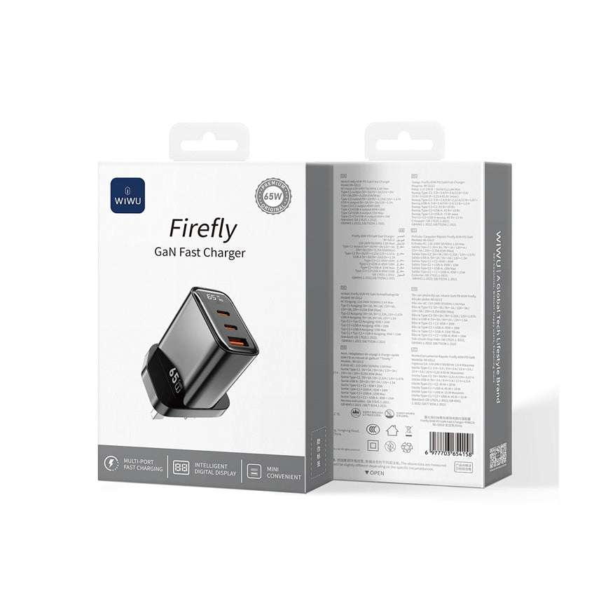 WiWU Wi-G012 Firefly 65W GaN Fast Charger