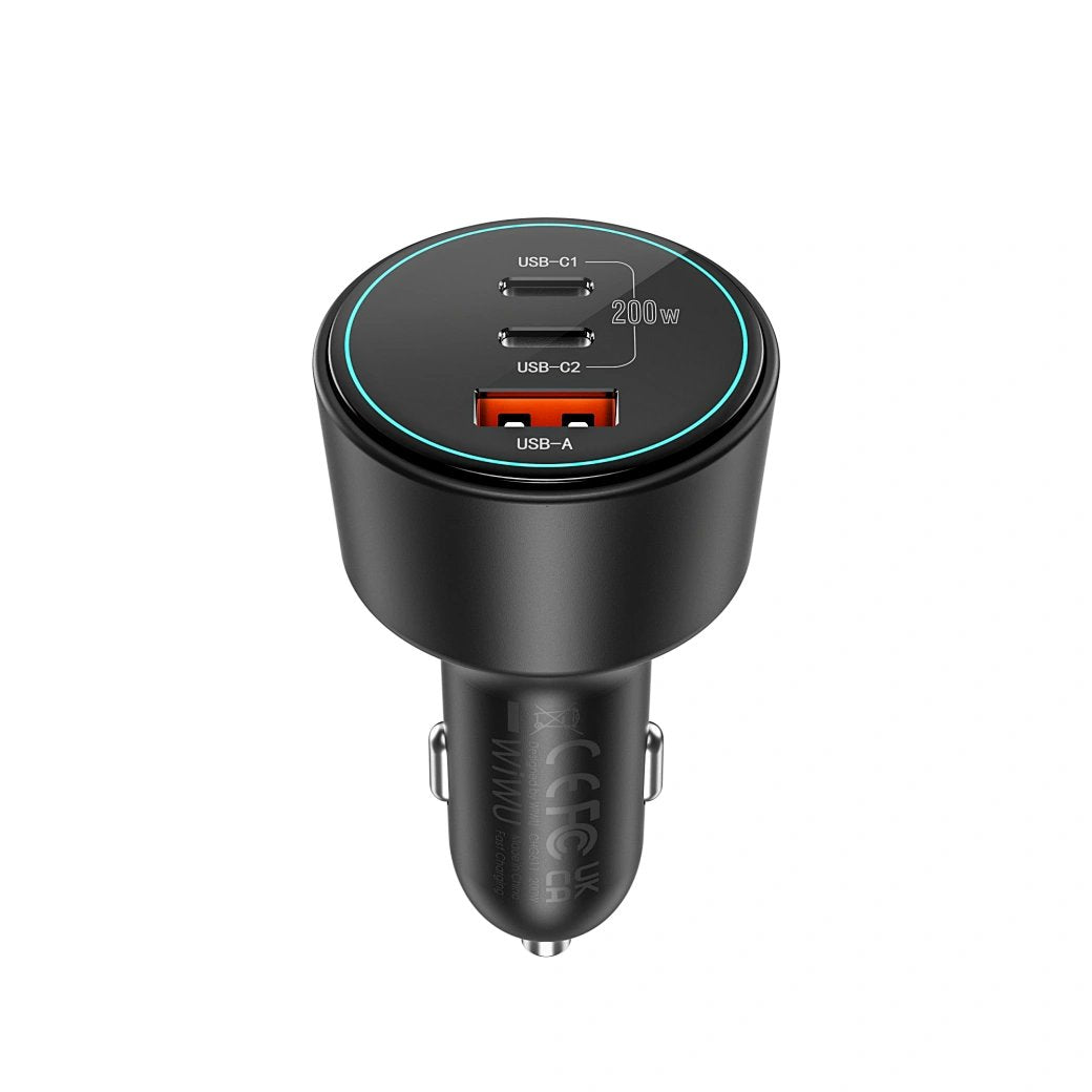 WiWU Starship 200W QC+PD Fast Car Charger Wi-QC026