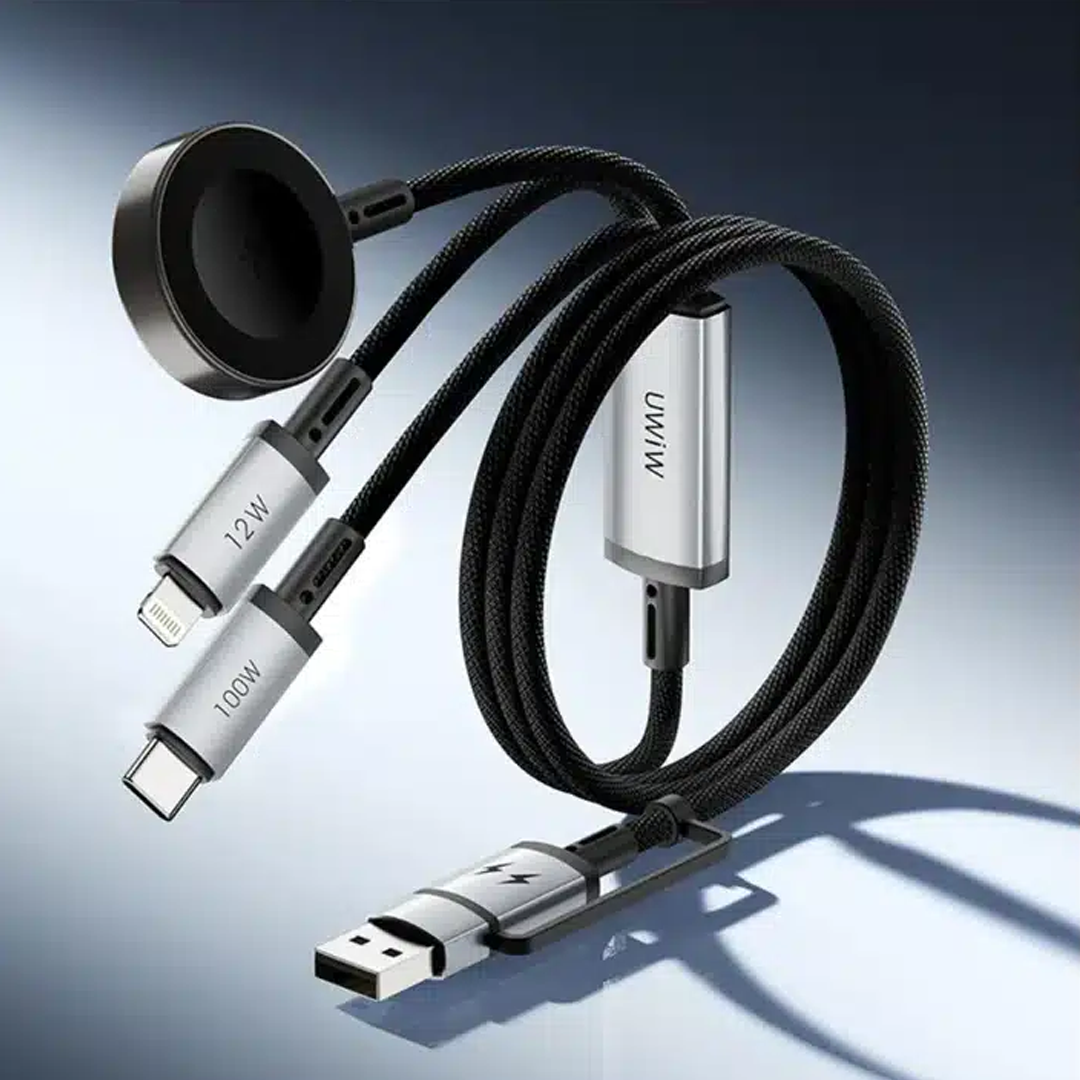 WIWU Wi-C050 100W 2 to 3 USB and Type-C to 8 Pin