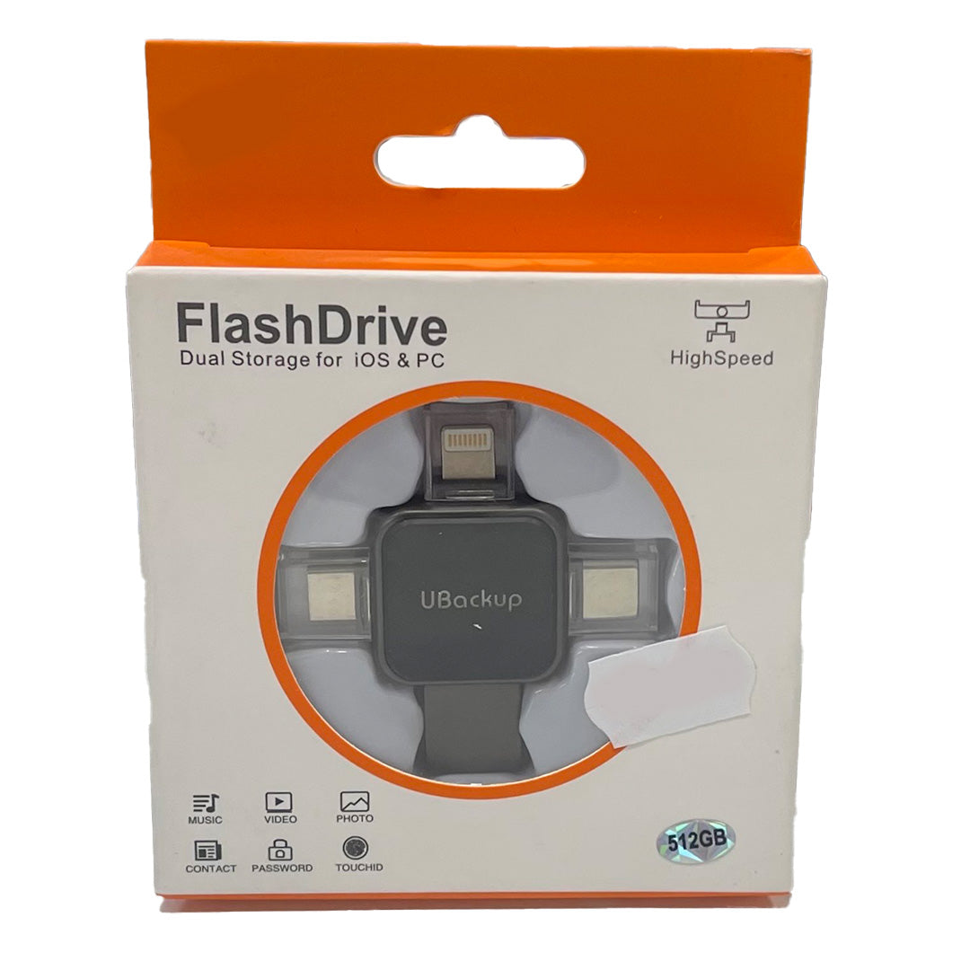 FLASH DRIVE FOR IOS AND PC 512GB
