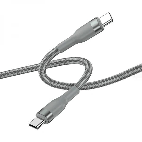 WIWU  CONCISE USB-C TO USB-C CAABLE 100W 2M GRAY - image 2