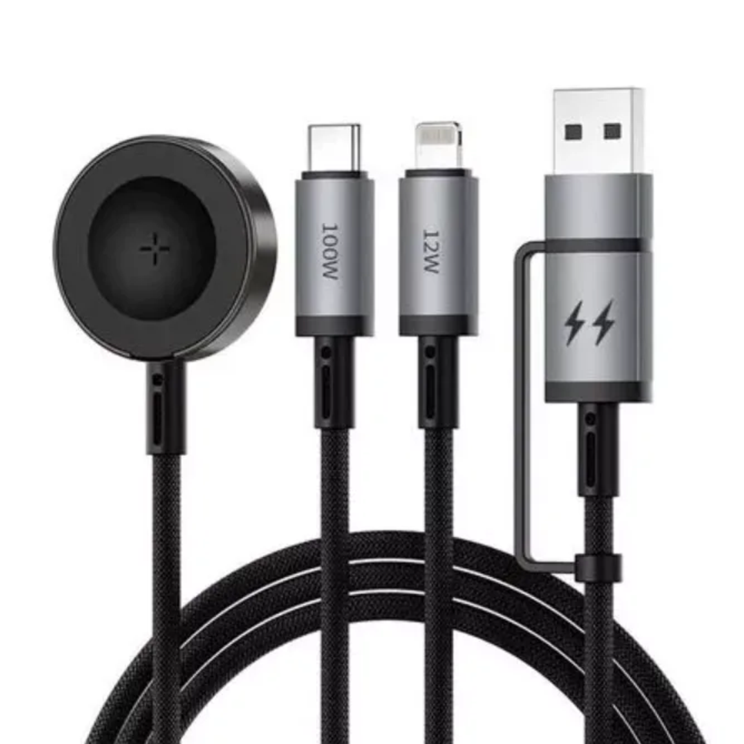 WIWU Wi-C050 100W 2 to 3 USB and Type-C to 8 Pin