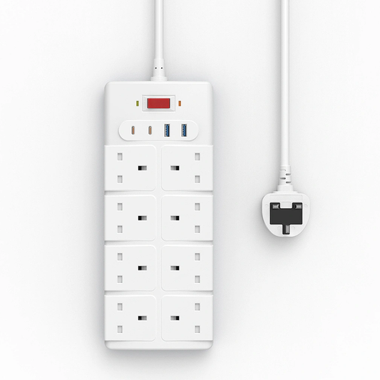 WiWU 20W Wi-S009 PS842 GaN 12 in 1 Desktop Power Strip