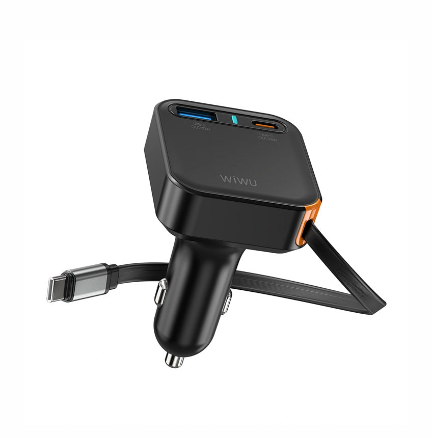 WiWU Wi‑CC033 Helix 65W Triple Port Car Charger USB‑C
