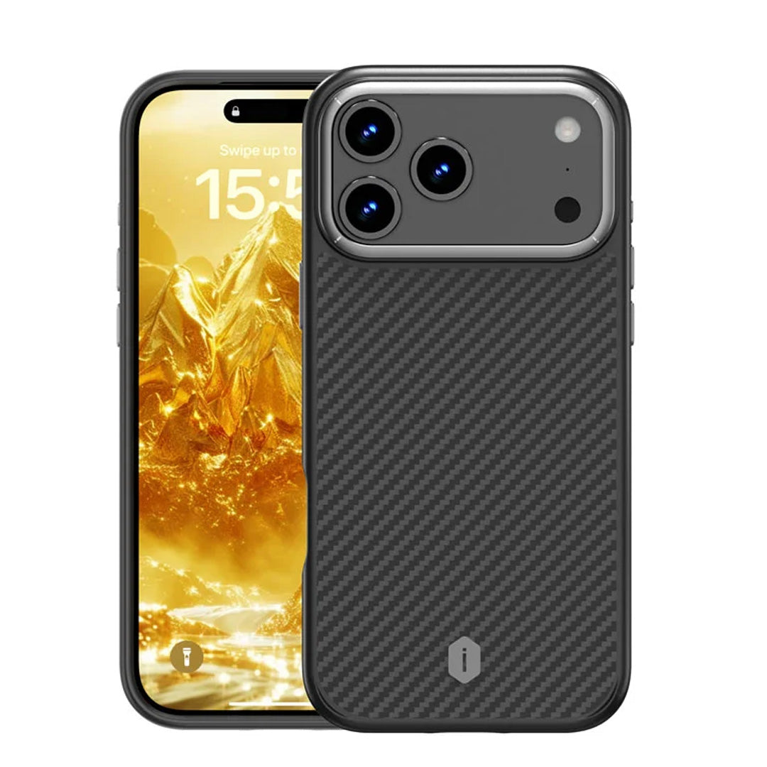 Aramid Fiber Magnetic Case Soft Touch for 17 Pro Max