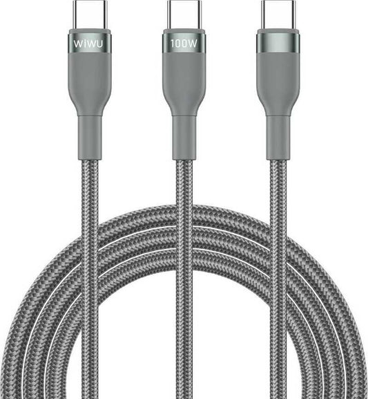 CONCISE USB-C TO USB-C +USB-C CABLE BLACK 1.2M 100W - image 3