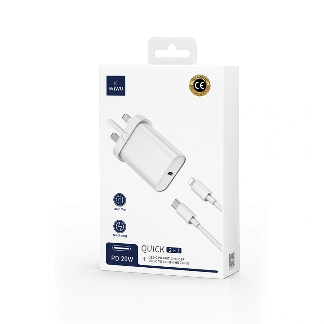 WIWU QUICK 2IN1 PD 20W CHARGER - image 3