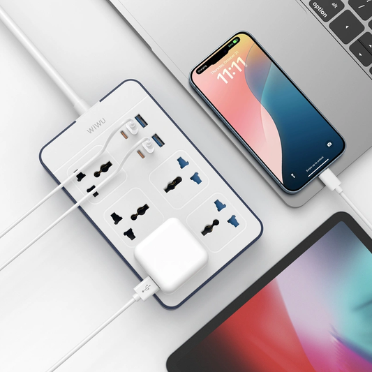 WiWU Wi S006 PS524 20W GaN 11 in 1 Power Strip