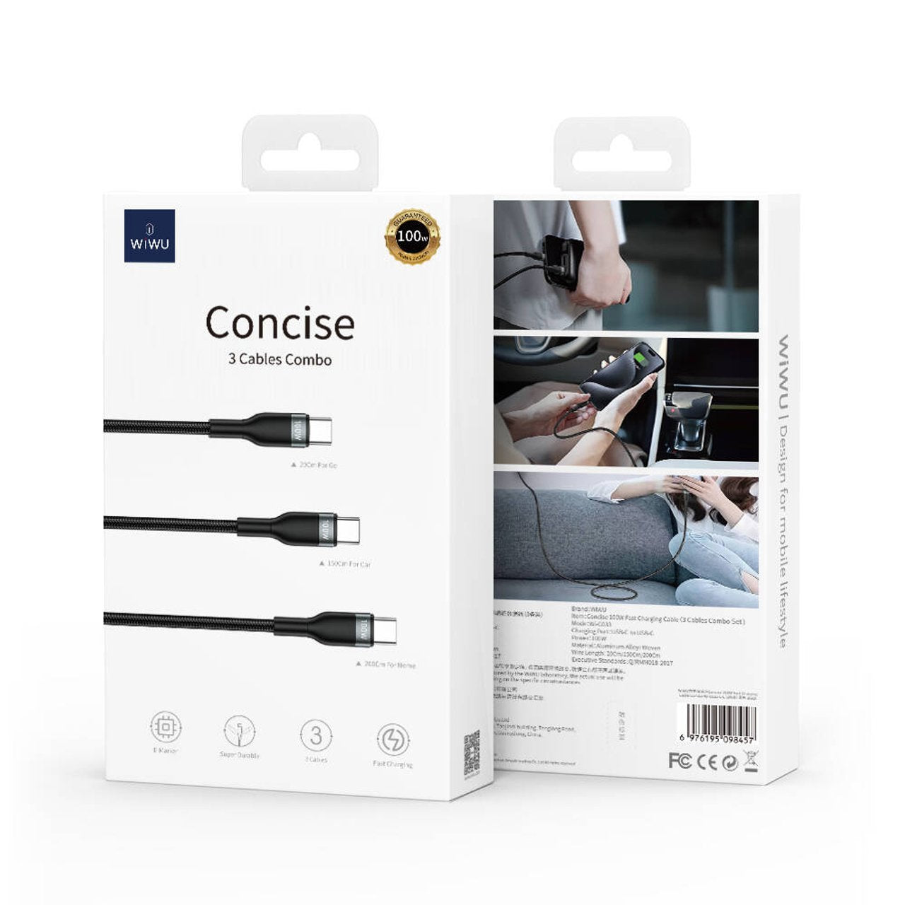 CONCISE 3 CABLES COMBO SET GRAY - image 4