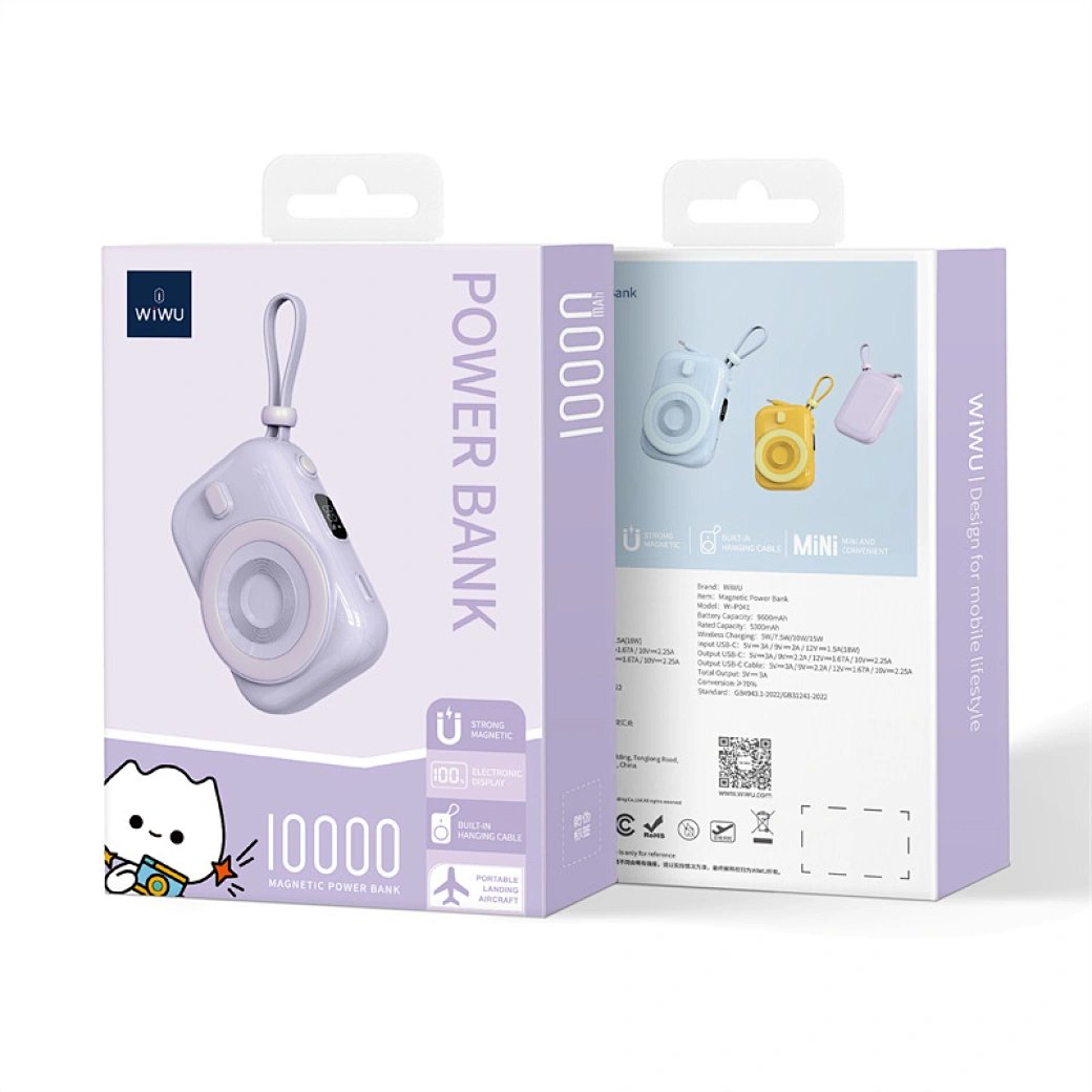 POWER BANK FOR KIDS 10000 MAGNETIC - BLUE - image 5
