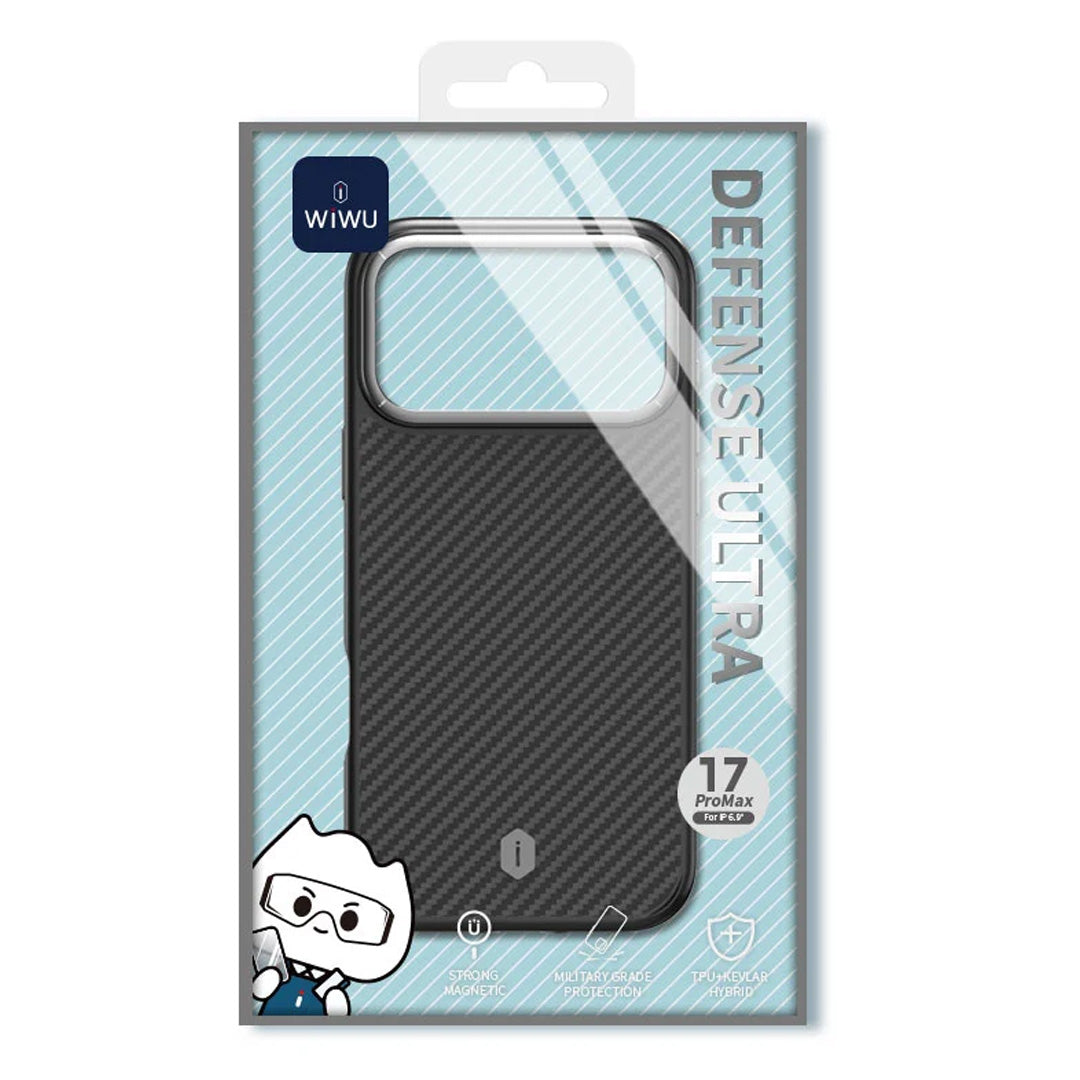 Aramid Fiber Magnetic Case Soft Touch for 17 Pro Max