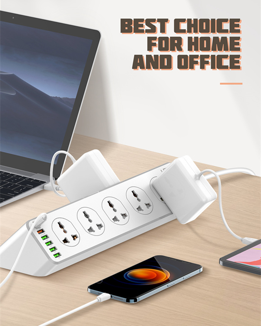 10 AC Outlets Universal Power Strip SC10610