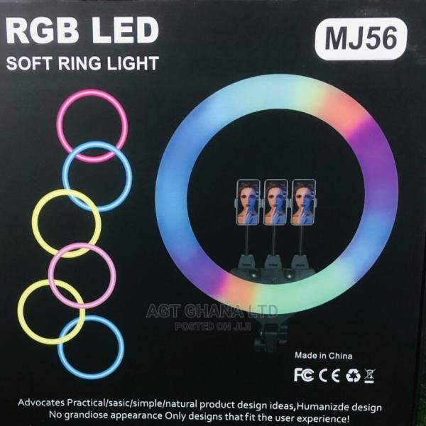 RGB RING LIGHT EXTRA LARGE MJ56 + STAND - image 6