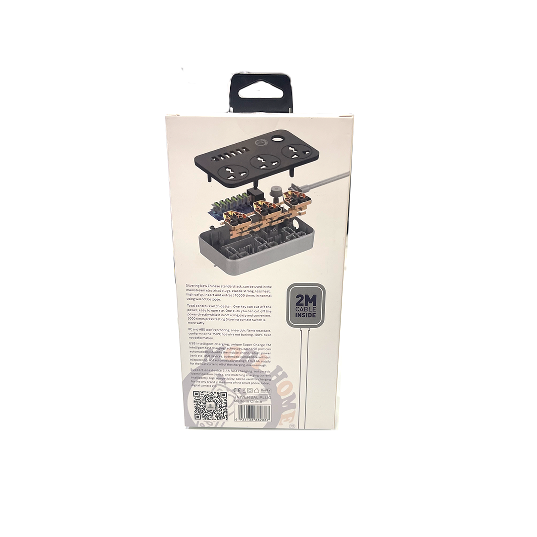 MOBI HOME POWER EXTENSION 2500W 6USB