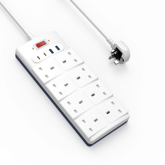 WiWU 20W Wi-S009 PS842 GaN 12 in 1 Desktop Power Strip