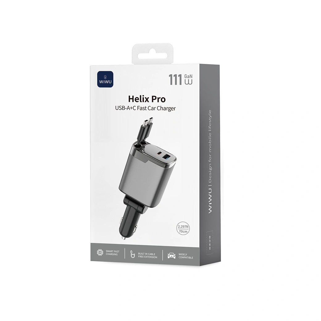 WiWU HELIX PRO 111W FAST CAR CHARGER