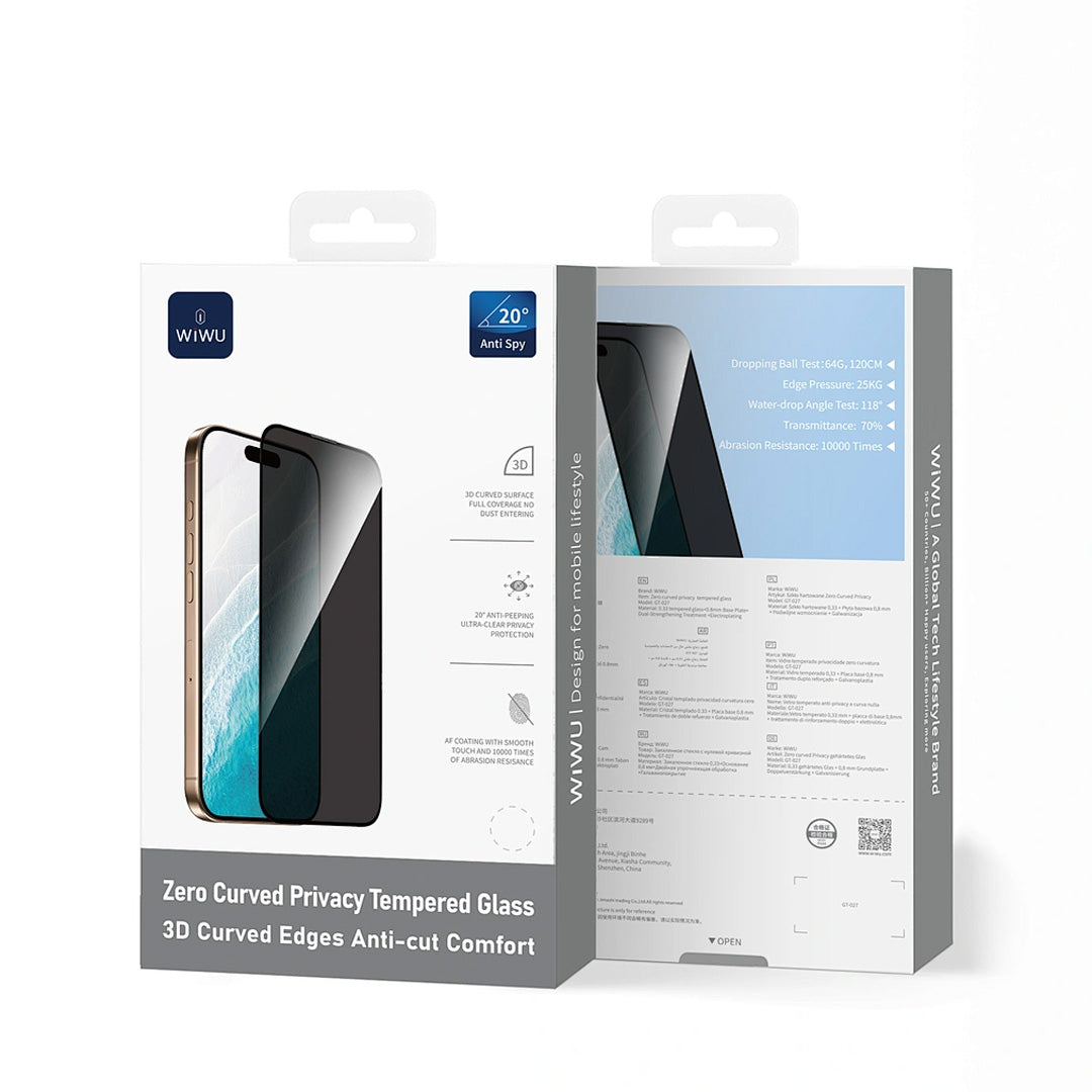 WiWU Privacy Tempered Glass for iP16 pro max