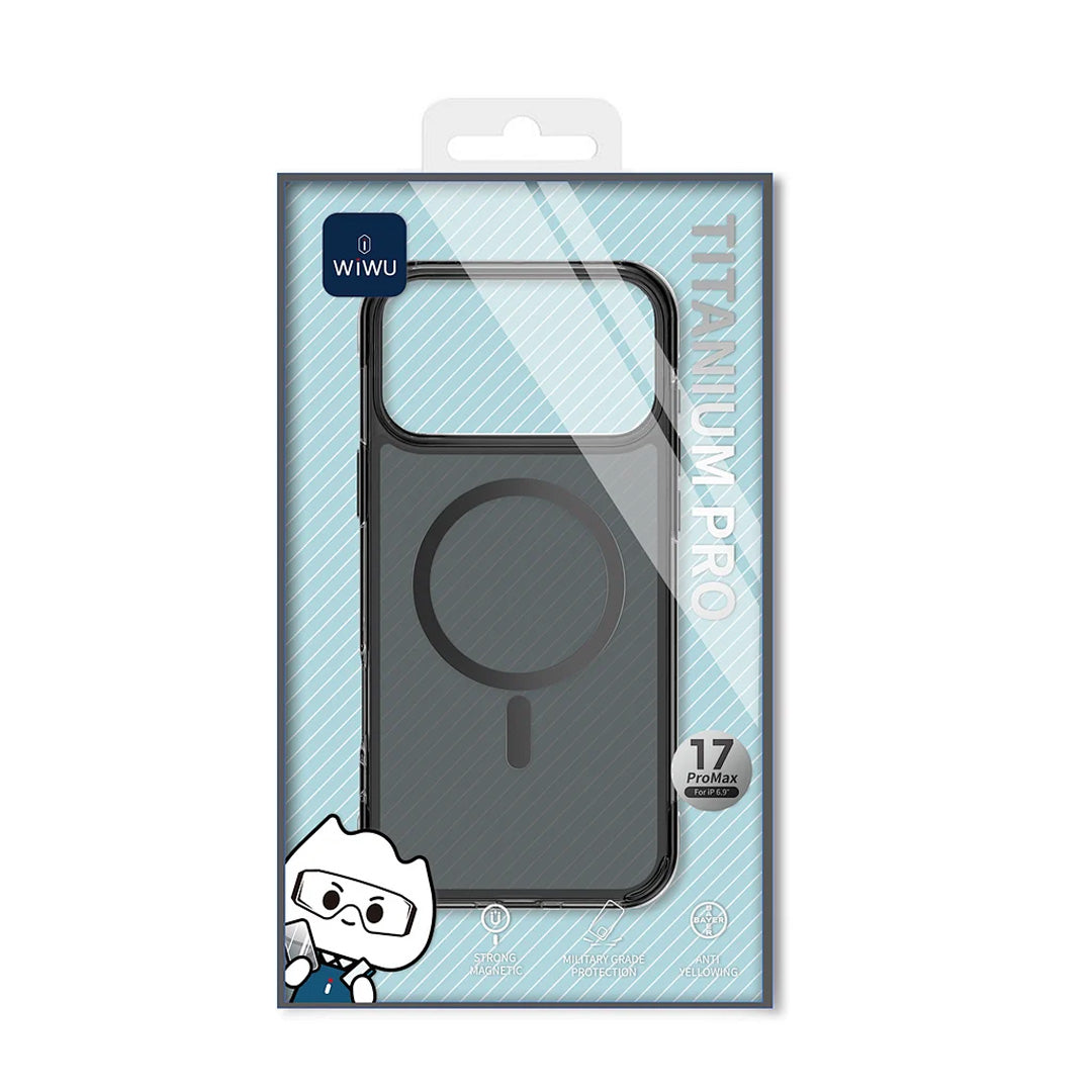 WiWU Titanium Magnetic Shield Case for iphone 17 pro max
