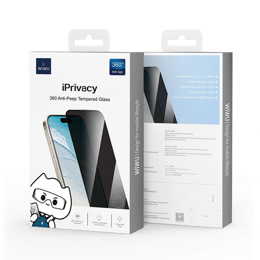 WiWU Privacy Tempered Glass for iP16 pro