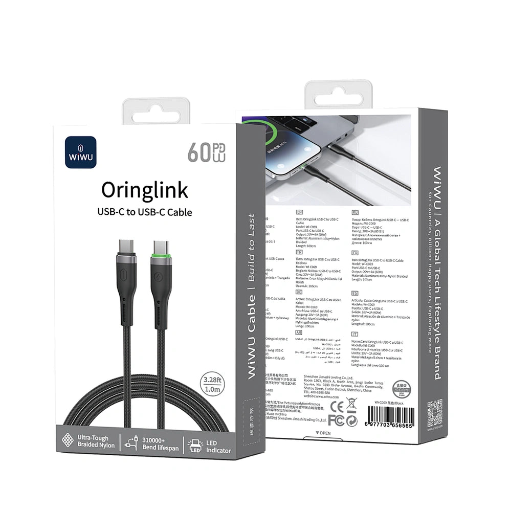WiWU Wi-C069 USB-C to USB-C Cable