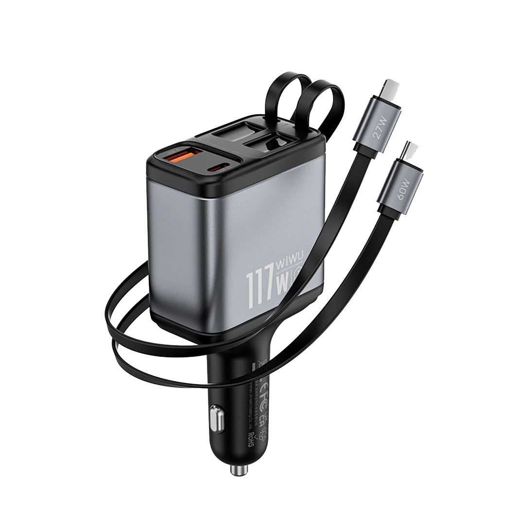 WiWU Exeed 117W QC+PD Fast Car Charger