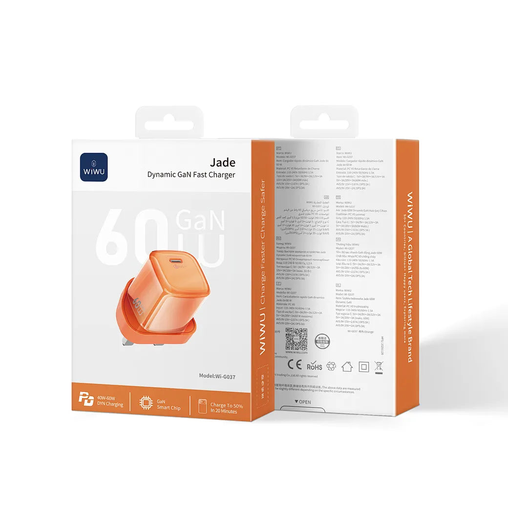 WiWU Jade 60W AVS GaN Fast Charger